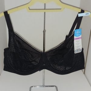 Playex Love My Curves Balconette Bra, 40C, NWT